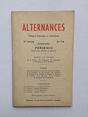 ALTERNANCES N° 7-8 (1950)