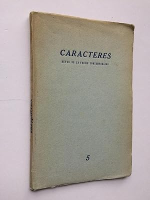 CARACTERES N° 5 (1952)