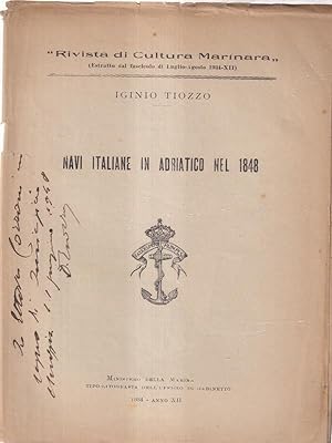 Navi italiane in Adriatico nel 1848