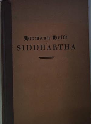 Siddhartha: eine indische Dichtung.
