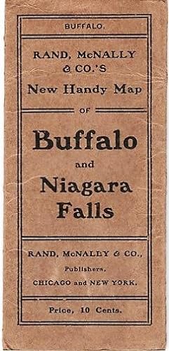 RAND, McNALLY & CO.'S NEW HANDY MAP OF BUFFALO AND NIAGARA FALLS [cover title]. New Commercial At...