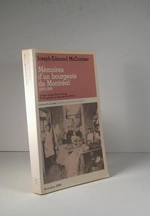 Mémoires d'un bourgeois de Montréal 1874-1949