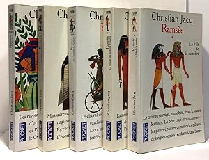 Ramsès complet en 5 tomes: 1 Le Fils de la lumière - 2 Le Temple des millions d'années - 3 La Bat...