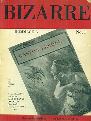 Bizarre n. 1/ 1953. Hommage a Gaston Leroux