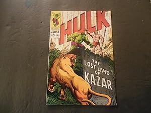 Incredible Hulk #109 Nov 1968 Silver Age Marvel Comics