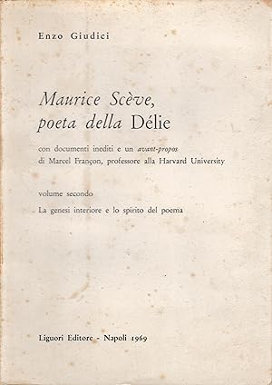Maurice Scève poeta della Délie 2° vol.