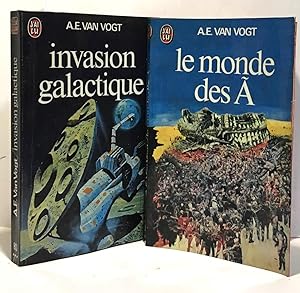 Invasion galactique + Le monde des A --- 2 livres
