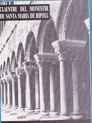CLAUSTRE DEL MONESTIR DE SANTA MARIA DE RIPOLL. MUSEU LAPIDARI. FOLLETO TRÍPTICO. 1987 (Coleccion...