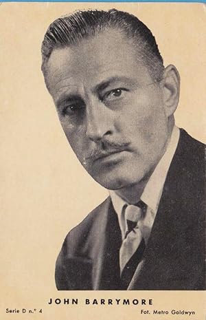 JOHN BARRYMORE. SERIE D Nº 4. FOT. METRO GOLDWYN (Cine/Fotos y Postales/Fotos y Postales Actores ...