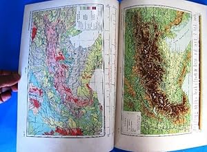 MAPA DE LOS ALPES. ENCICLOPEDIA ILUSTRADA SEGUÍ 1905/10'S (Coleccionismo Papel/Mapas contemporáne...