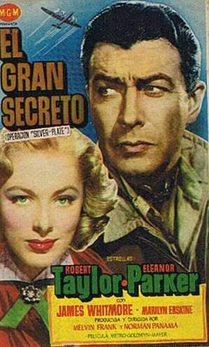 EL GRAN SECRETO. CINE ESPAÑOL 1954. ROBERT TAYLOR, ELEANOR PARKER (Cine/Folletos de Mano/Clásico ...