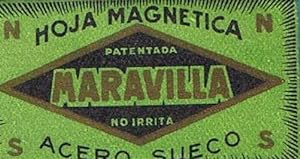 HOJA DE AFEITAR. MARAVILLA. HOJA MAGNÉTICA 45 CTS. ESPAÑOLA. (Antigüedades/Antigüedades Técnicas ...
