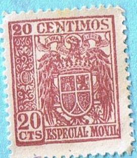 ESPECIAL MÓVIL 20 CÉNTIMOS. ESCUDO ESTADO ESPAÑOL (Filatelia - Sellos/España/Estado Español - De ...