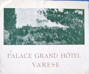 PALACE GRAND HOTEL. VARESE. ITALIA, S/F (Coleccionismo Papel/Folletos de Turismo)
