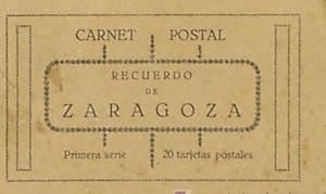 BLOCK CARNET POSTAL. RECUERDO DE ZARAGOZA. PRIMERA SERIE. 20 POSTALES. LA REINA DE LAS TINTAS. (P...