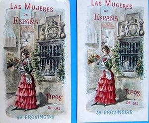 LAS MUJERES DE ESPAÑA. COLECCIÓN COMPLETA DE 50 CROMOS. CHOCOLATES, CHOCOLATE JAIME BOIX. (Colecc...