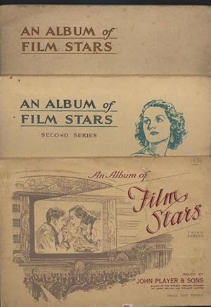 3 ÁLBUMES COMPLETOS CON ESTRELLAS DE CINE DE LOS AÑOS 30. CIGARRILLOS JOHN PLAYER, 1934 - 1938 (C...