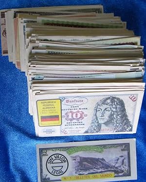 LOTE DE CROMOS SIN USAR. CROMOS SUELTOS; 0,30 . COLECCIÓN BILLETES DEL MUNDO. EDICIONES ESTE, 19...