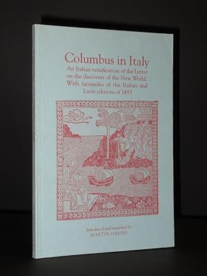 Columbus in Italy: An Italian versification of the Letter on the discovery of the New World. With...