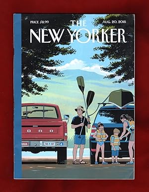 The New Yorker - August 20, 2018. R. Kikuo Johnson Cover, "Safe Travels". British Immigrant Leave...