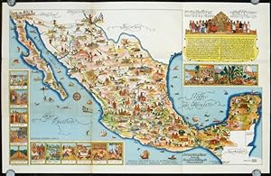 Pictorial Map of Mexico.