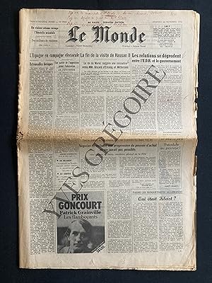 LE MONDE-N°9903-VENDREDI 26 NOVEMBRE 1976-SAINT MALO-BERNARD LAVILLIERS