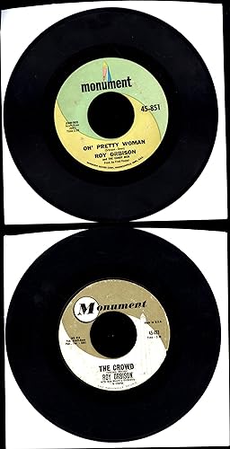 Oh Pretty Woman / Yo Te Amo Maria, AND A SECOND 45 RPM 'SINGLE,' Mama / The Crowd (TWO 45 RPM VIN...