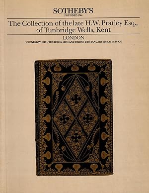 The Collection of the late H. W. Pratley Esq. of Tunbridge Wells, Kent