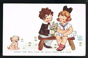 Expect She Will Love Me Again Postcard
