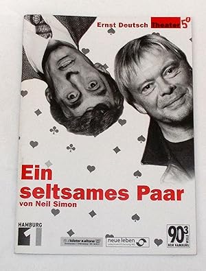 Programmheft Ein seltsames Paar von Neil Simon. Premiere 22. November 2001