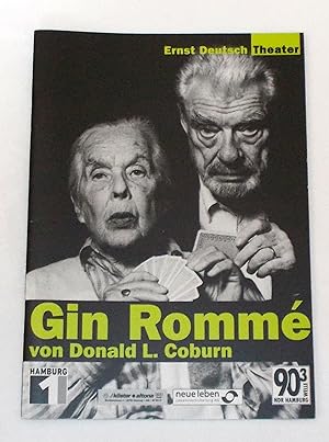 Programmheft GIN ROMME von Donald L. Coburn. Premiere 7. Juni 2001