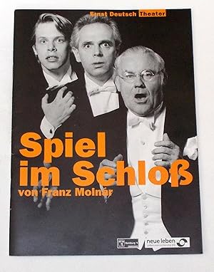 Programmheft Spiel im Schloß von Franz Molnar. Premiere 20. August 1998