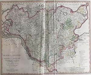 A Map of the Dutchy of Holstein, and the Territories of the Imperial Towns Hamburg & Lubeck, Also...