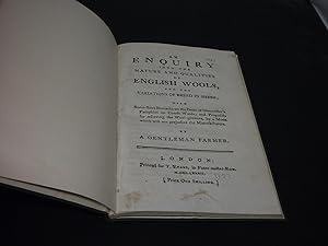 An Enquiry into the Nature and Qualities of English Wools and the Variations of Breed in Sheep, b...