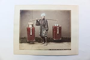 Photographie originale - Street amazake seller, a kind of drink made of fermented rice