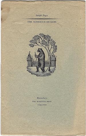 The Nonesuch Dickens (Prospectus)