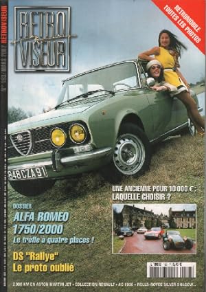 Revue rétroviseur n° 163 : alfa roméo 1750-2000 DS rallye