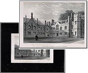 LeKeux - Cambridge, c1840 - Gisrobne Court, By Peter's College
