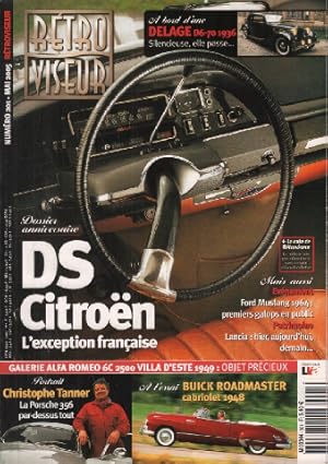 Revue rétroviseur n° 201 : dossier DS Citroen ; buick roadmaster cabriolet 1948 ; Delage D 1936