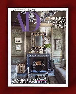 Architectural Digest - October, 2018. The New Creatives - Designers on the Rise. Michael S. Smith...