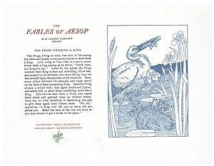 The Fables of Aesop: The Frogs Desiring A King