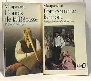 Contes de la Bécasse + Fort comme la mort --- 2 livres