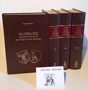 Glossaire des patois et des parlers de l'Aunis et de la Saintonge. Marseille. Lafitte Reprints. 1...