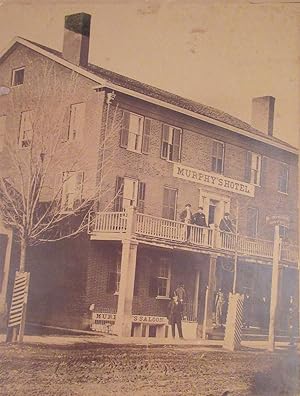 1860's Murphys Hotel Large Albumen Photograph, Schoharie, New York