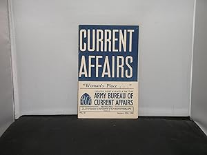 Current Affairs - "Woman's Place" Issue No 61, January 29th 1944
