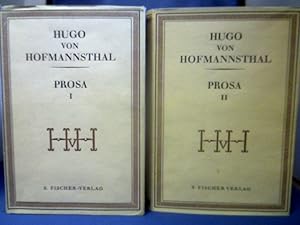 Prosa I und II = 2 Bände. Hrsg. von Herbert Steiner. =(Gesammelte Werke in Einzelausgaben.)
