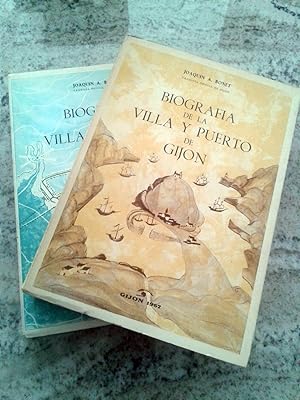 BIOGRAFIA DE LA VILLA Y PUERTO DE GIJON. I y II. Completo