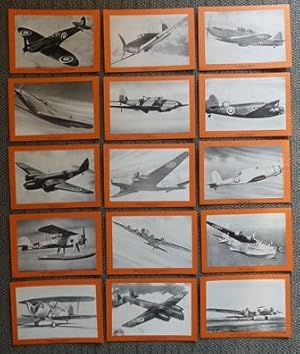 BEE HIVE AEROPLANE PICTURES. ST. LAWRENCE STARCH COMPANY WWII PHOTO CARD PROMOTION. 48 CARDS INCL...