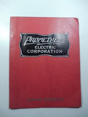 Prometheus. Electric corporation. Manufacturers of hospital surgical and dental equipment