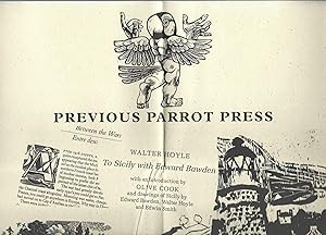 Previous Parrot Press: Five Recent Books from the Press Giving an Idea of the Variety of Books an...